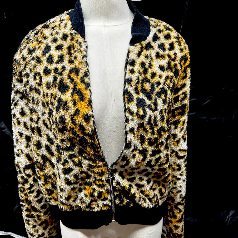 Express leopard print sweater